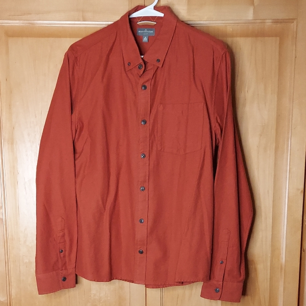 L.L. Bean Terracotta Slim Fit Shirt